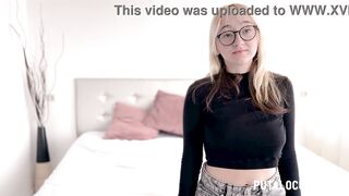 PutaLocura - Torbe catches blonde geek EmeJota and fucks her