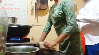 Indian Bhai-Bahan Fuck In Kitchen Clear Hindi Audio